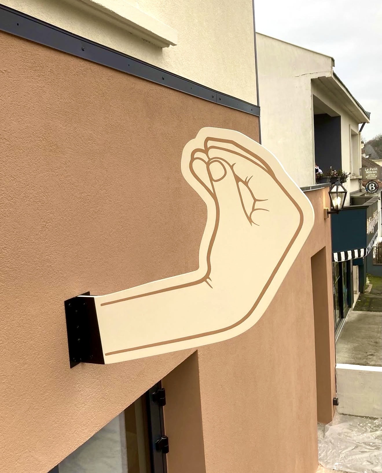 Enseigne drapeau restaurant orvault El Peccato pizzeria italien