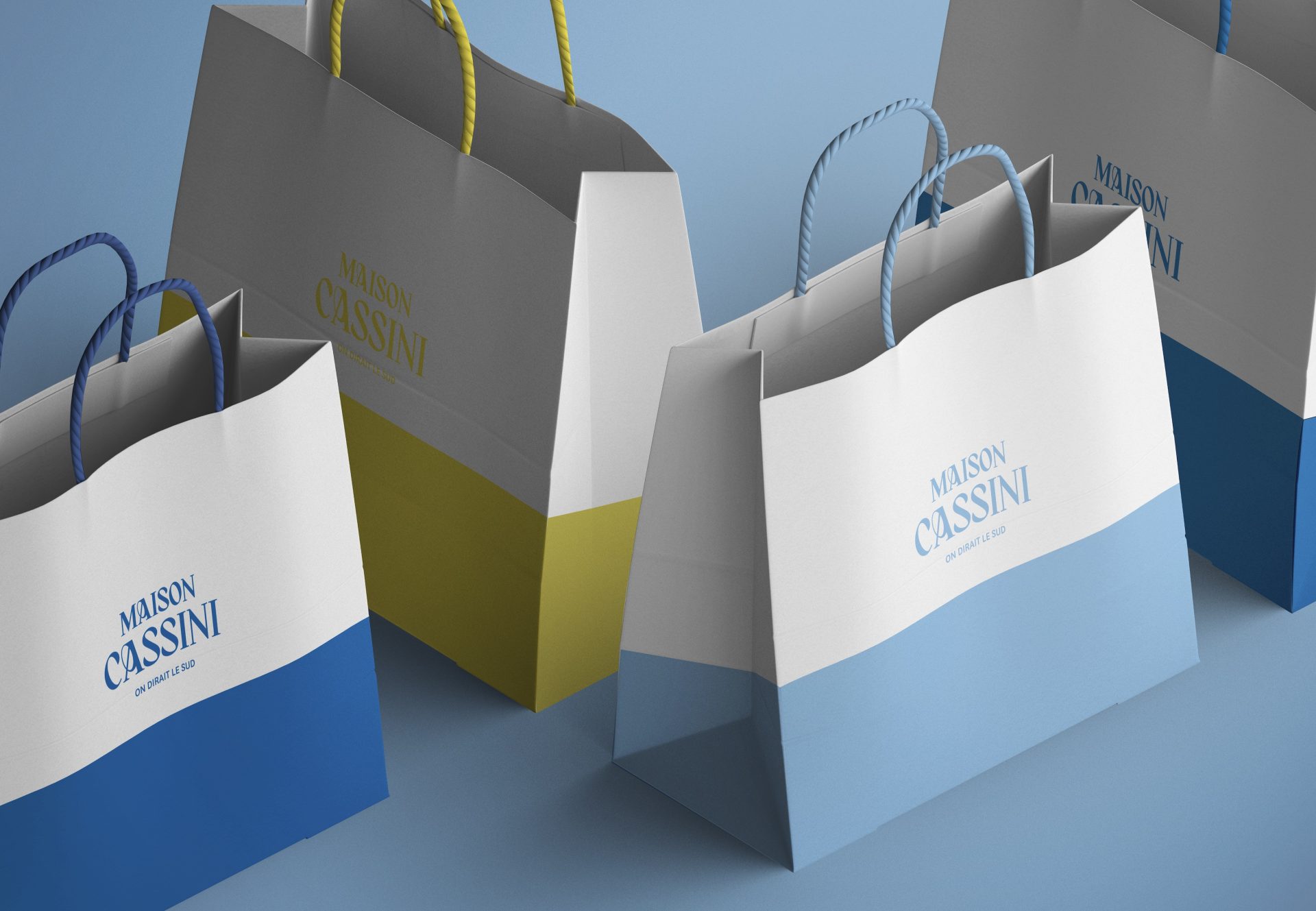 Packaging premium Maison Cassini pour épicerie méditerranéenne