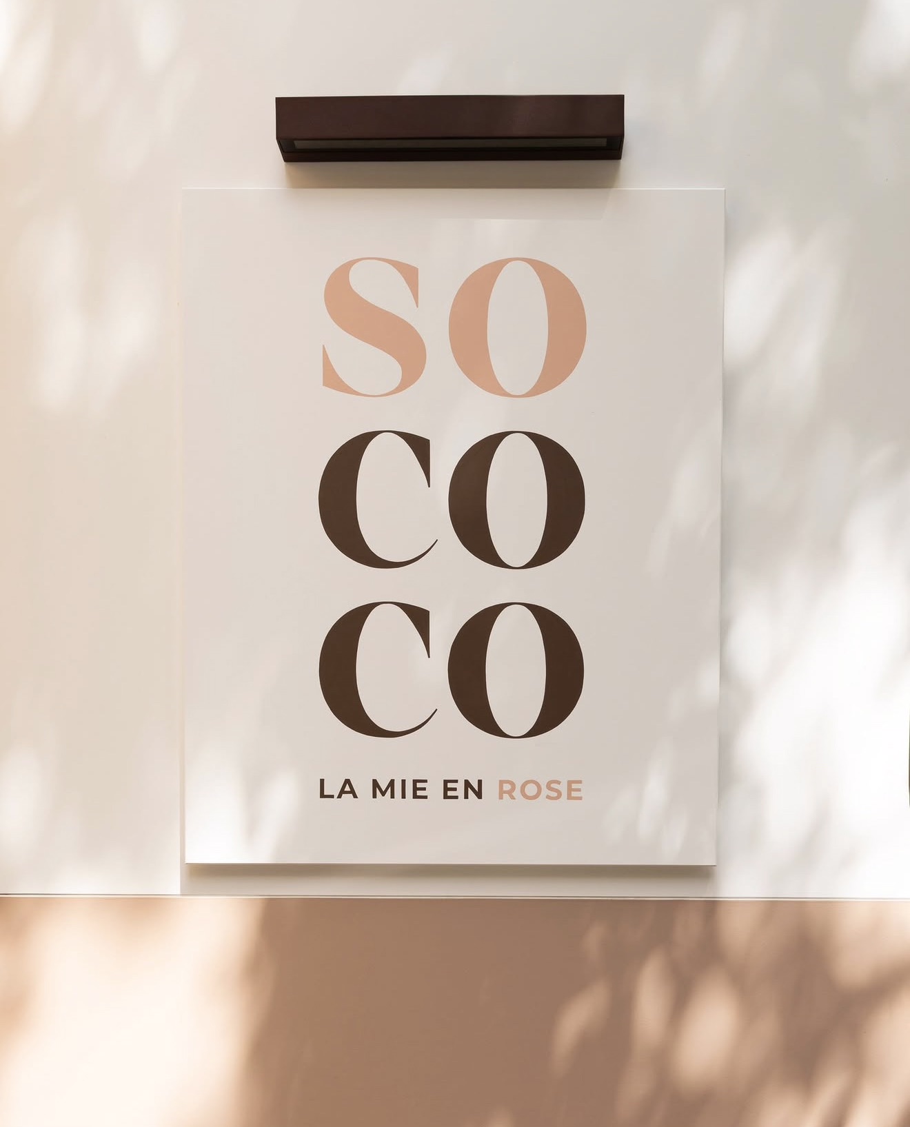 Logo et déclinaisons graphiques de la boulangerie artisanale SO COCO