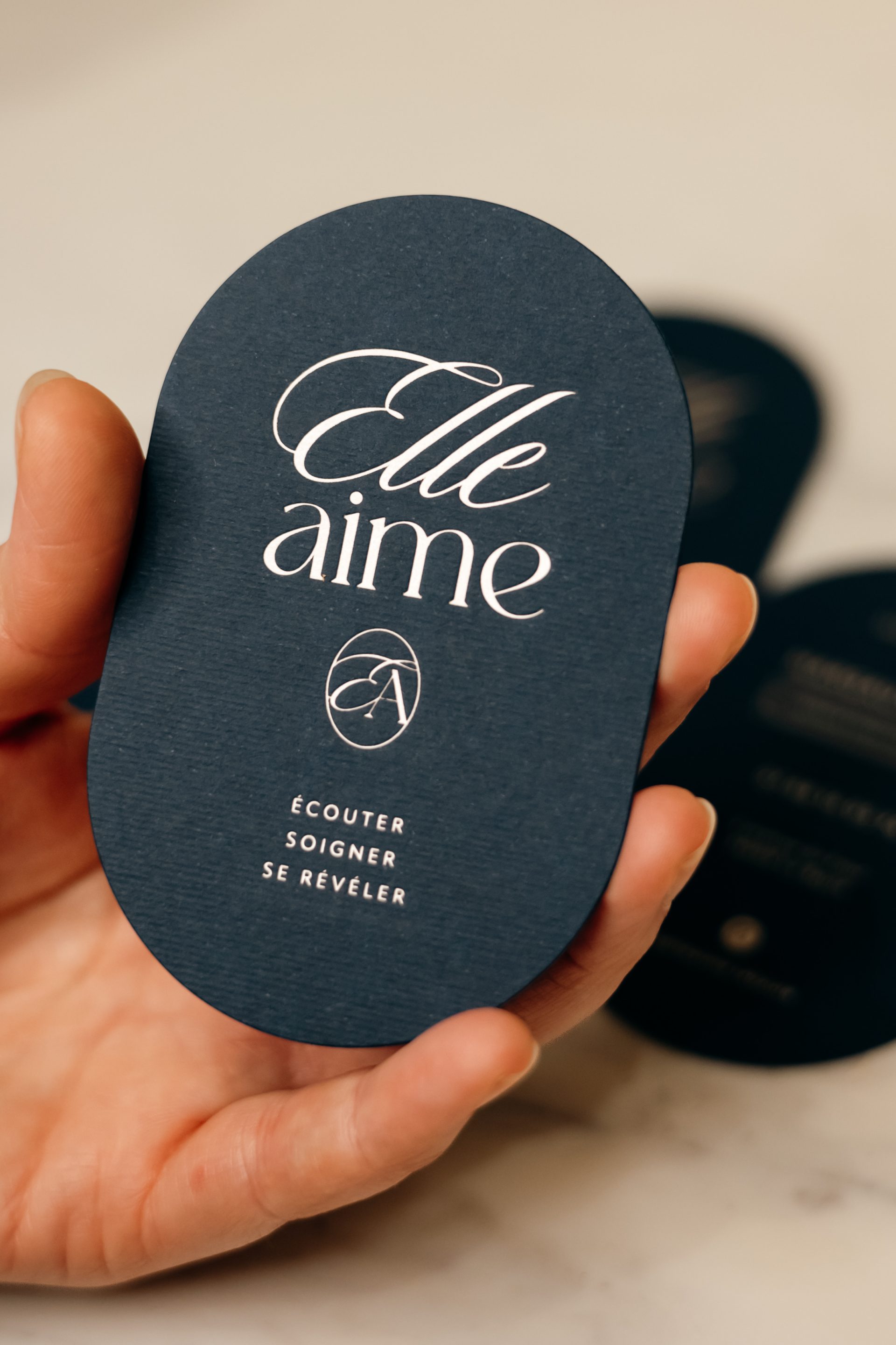 Cabinet Elleaime La Baule Papeterie de luxe par le Studio La Rusée