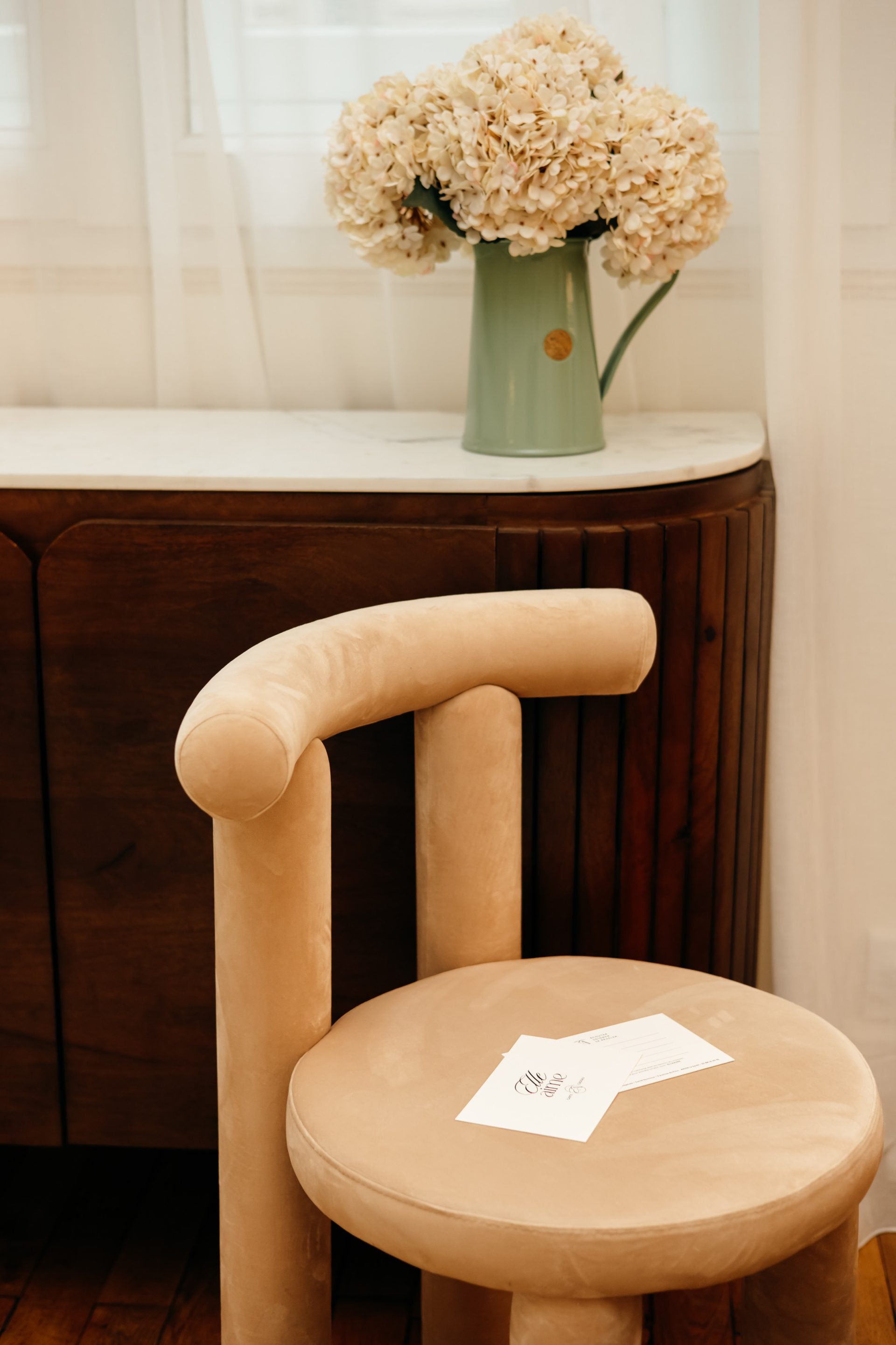 Cabinet Elleaime La Baule Papeterie de luxe par le Studio La Rusée