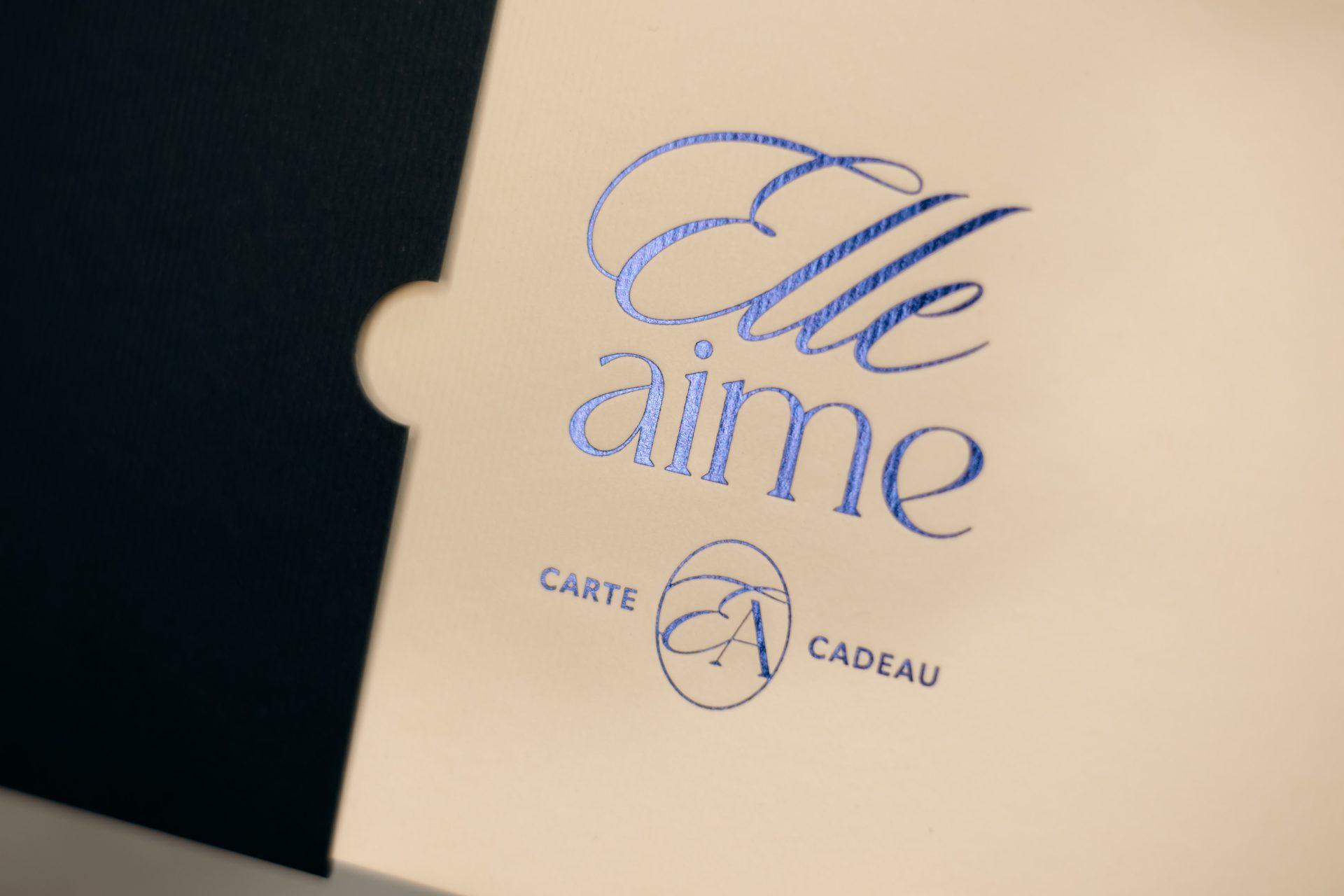 Cabinet Elleaime La Baule Papeterie de luxe par le Studio La Rusée