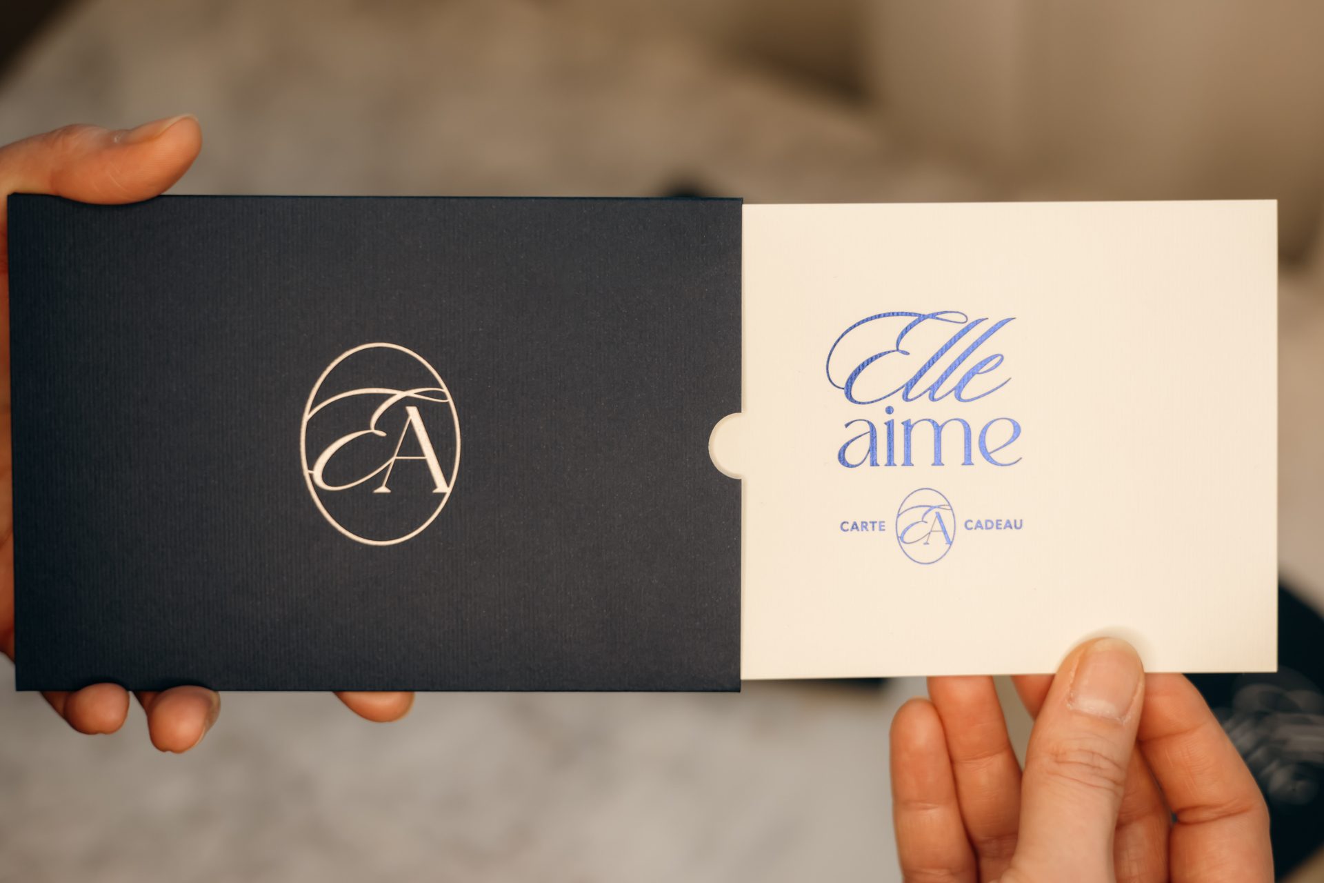 Cabinet Elleaime La Baule Papeterie de luxe par le Studio La Rusée